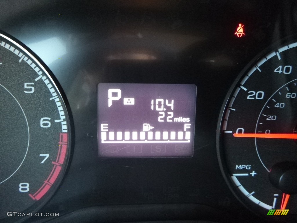 2019 Crosstrek 2.0i Premium - Quartz Blue Pearl / Gray photo #19