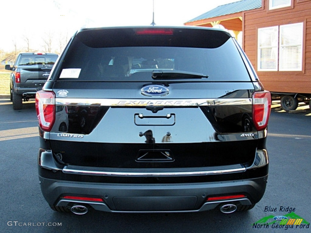 2018 Explorer Limited 4WD - Shadow Black / Ebony Black photo #4