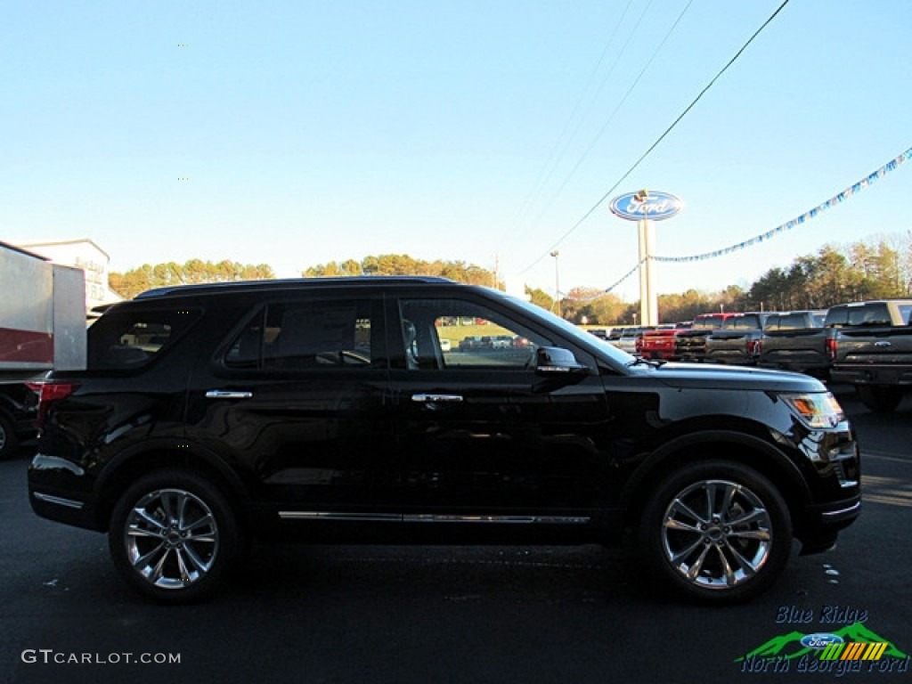 2018 Explorer Limited 4WD - Shadow Black / Ebony Black photo #6