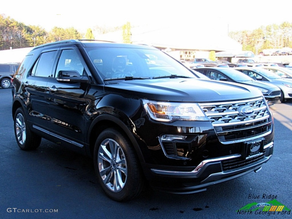 2018 Explorer Limited 4WD - Shadow Black / Ebony Black photo #7