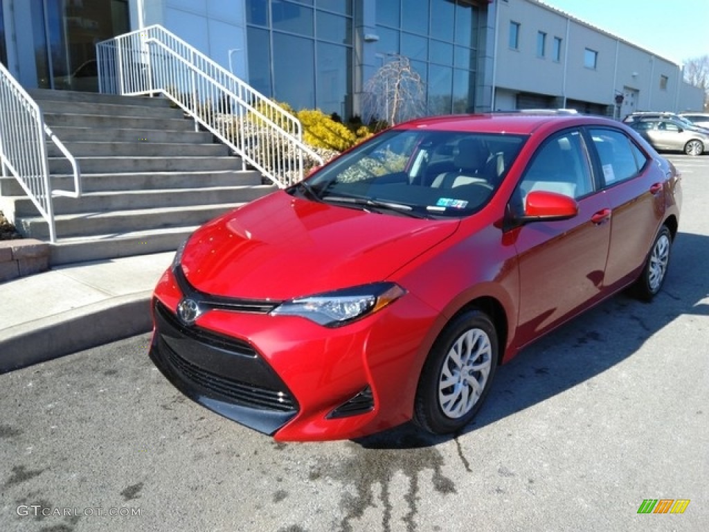 Barcelona Red Metallic Toyota Corolla