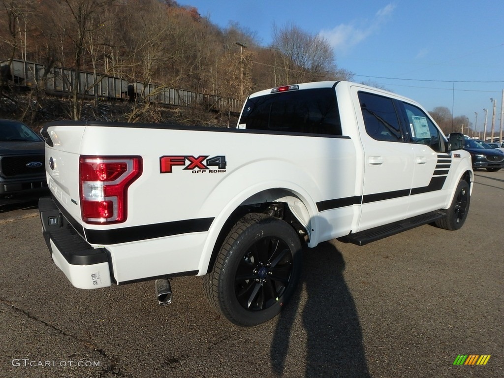 2019 F150 XLT Sport SuperCrew 4x4 - Oxford White / Sport Black/Red photo #2