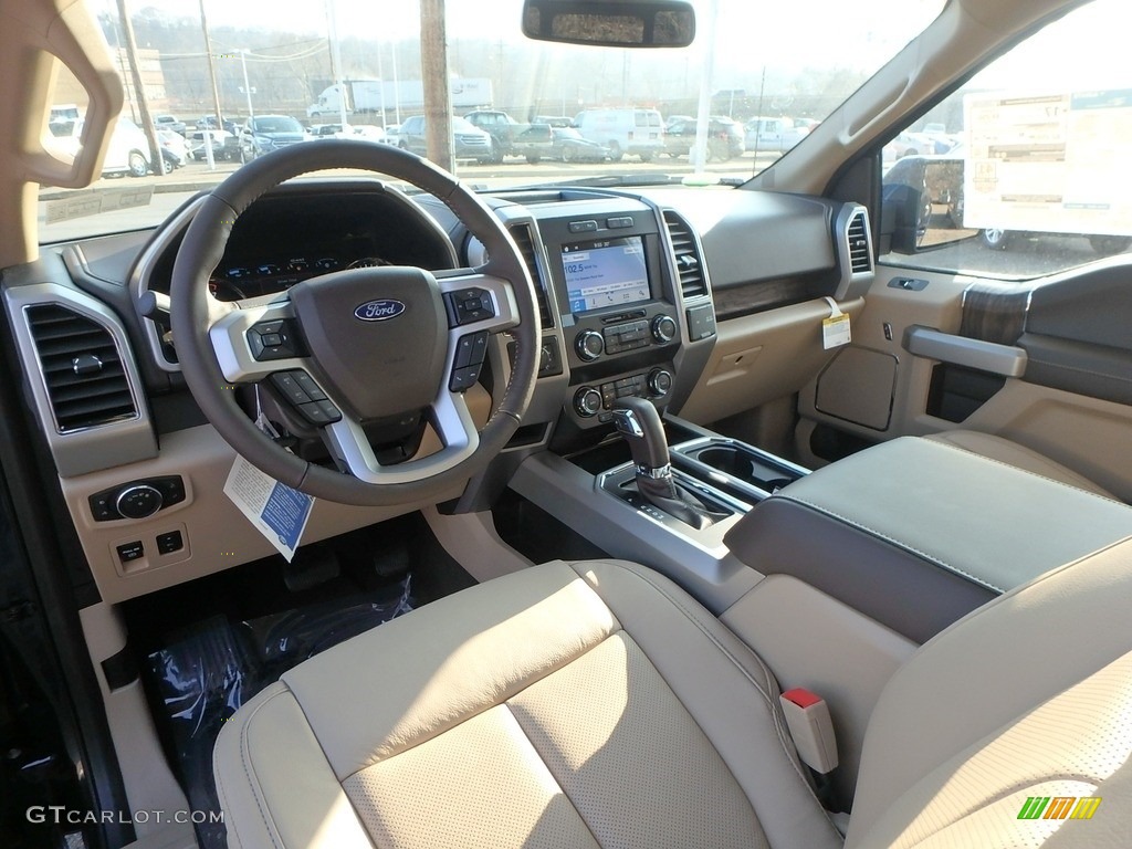 2019 F150 Lariat SuperCab 4x4 - Blue Jeans / Light Camel photo #13