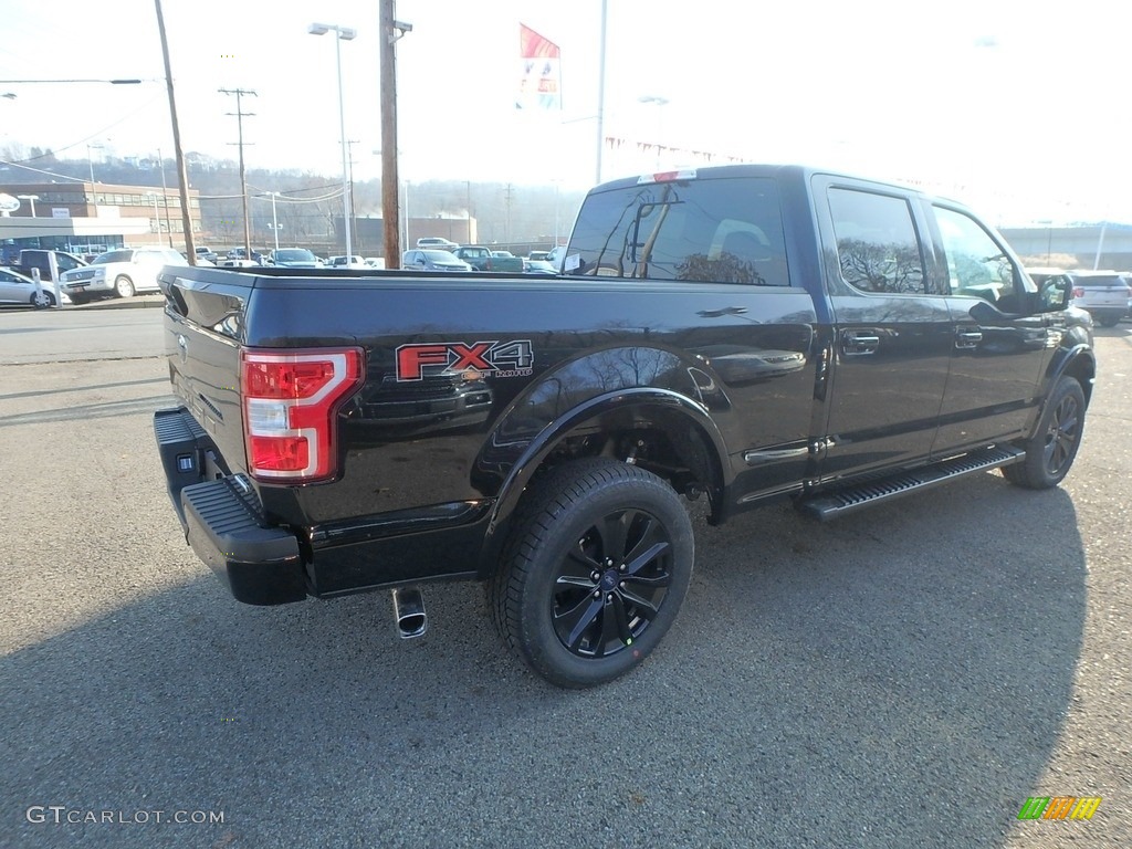 2019 F150 XLT Sport SuperCrew 4x4 - Agate Black / Sport Black/Red photo #2