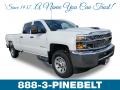 Summit White - Silverado 3500HD Work Truck Crew Cab 4x4 Photo No. 1