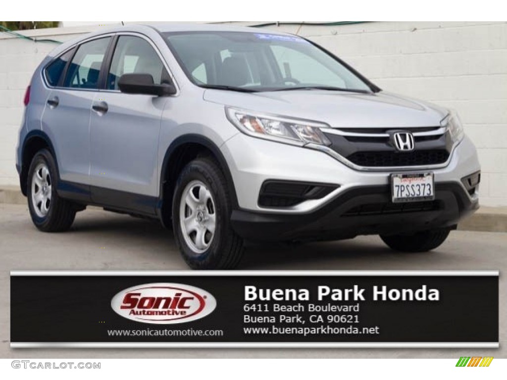 2015 CR-V LX - Alabaster Silver Metallic / Black photo #1