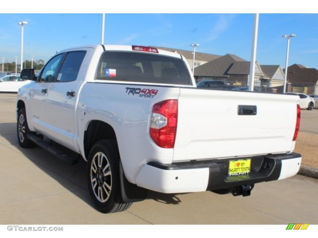 2019 Tundra SR5 CrewMax 4x4 - Super White / Black photo #6