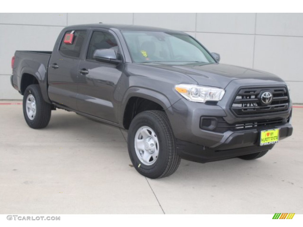 Magnetic Gray Metallic 2019 Toyota Tacoma SR Double Cab Exterior Photo #130889530