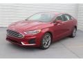 Ruby Red 2019 Ford Fusion SEL Exterior