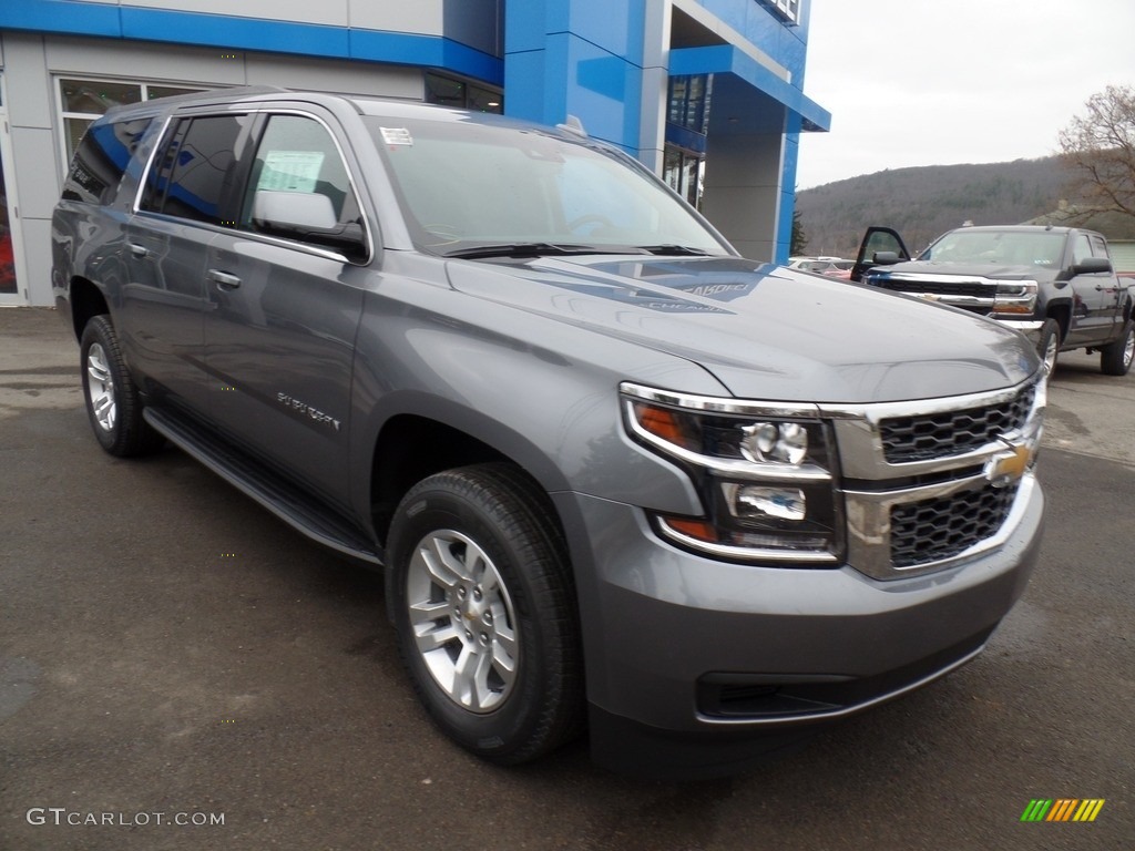 2019 Suburban LT 4WD - Satin Steel Metallic / Jet Black photo #4