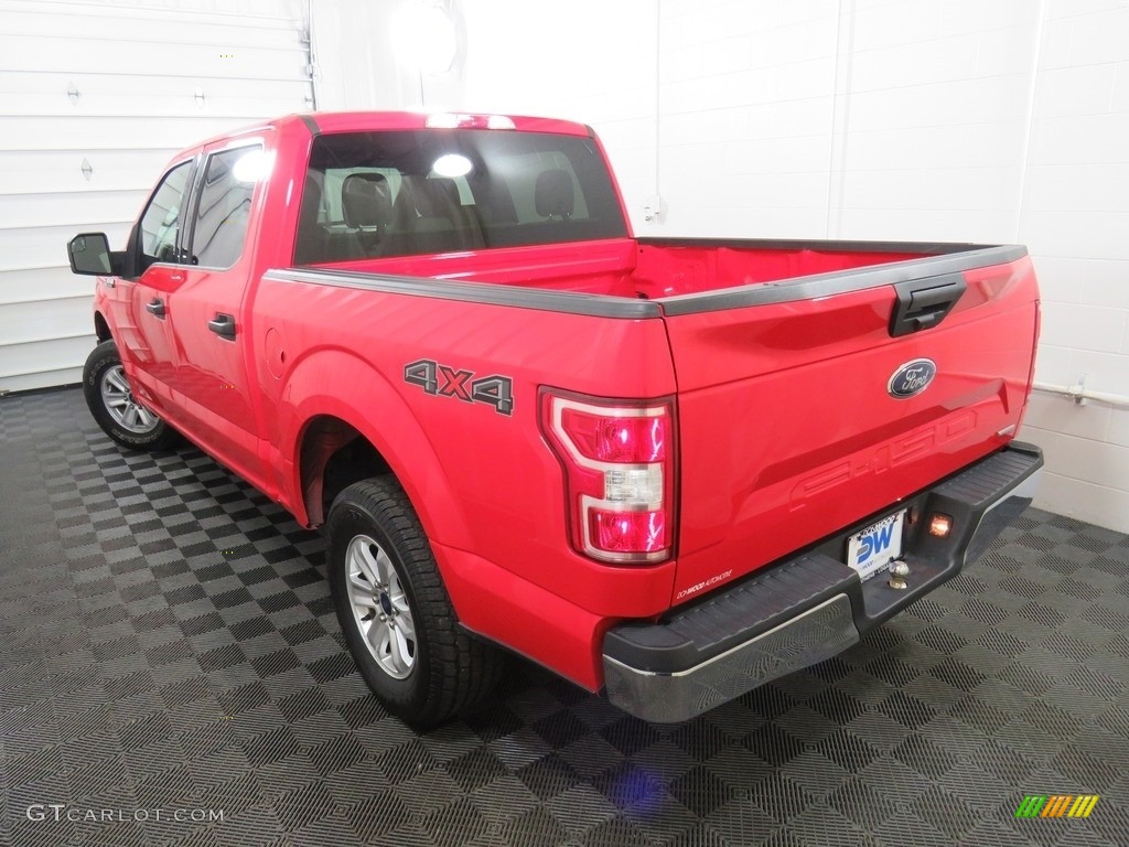 2018 F150 XLT SuperCrew 4x4 - Race Red / Earth Gray photo #12