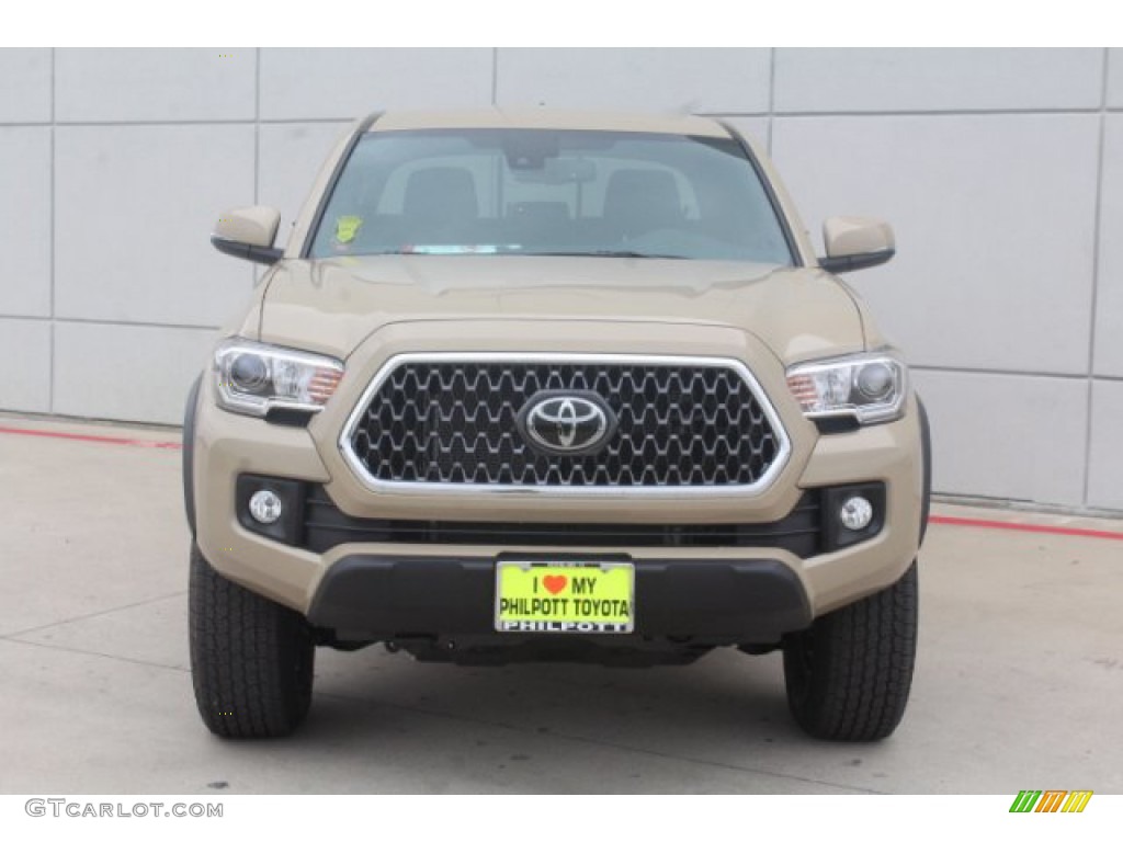 2019 Tacoma TRD Off-Road Double Cab 4x4 - Quicksand / Cement Gray photo #3