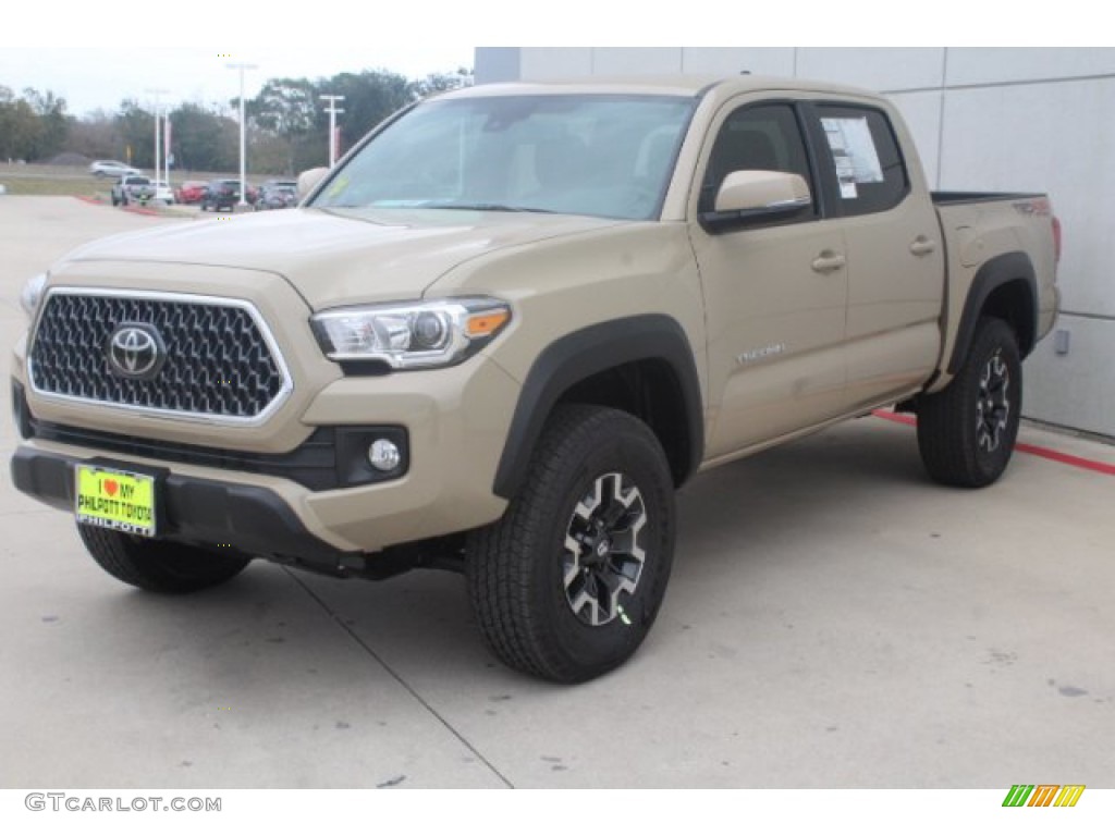 2019 Tacoma TRD Off-Road Double Cab 4x4 - Quicksand / Cement Gray photo #4