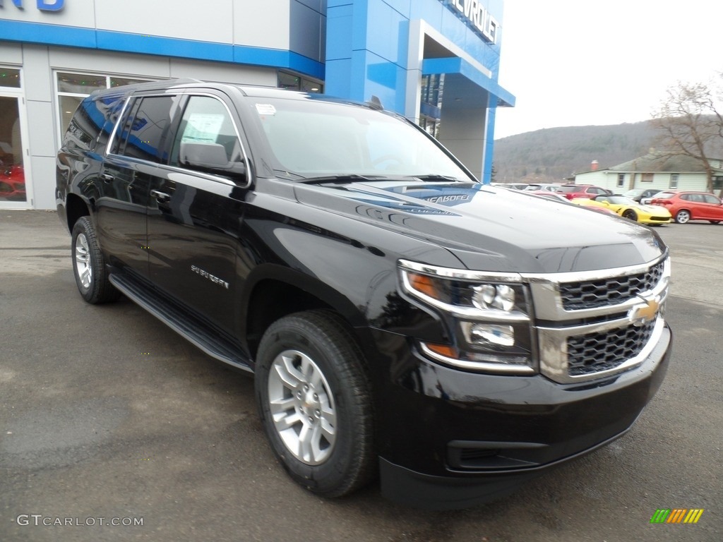 Black 2019 Chevrolet Suburban LS 4WD Exterior Photo #130892239