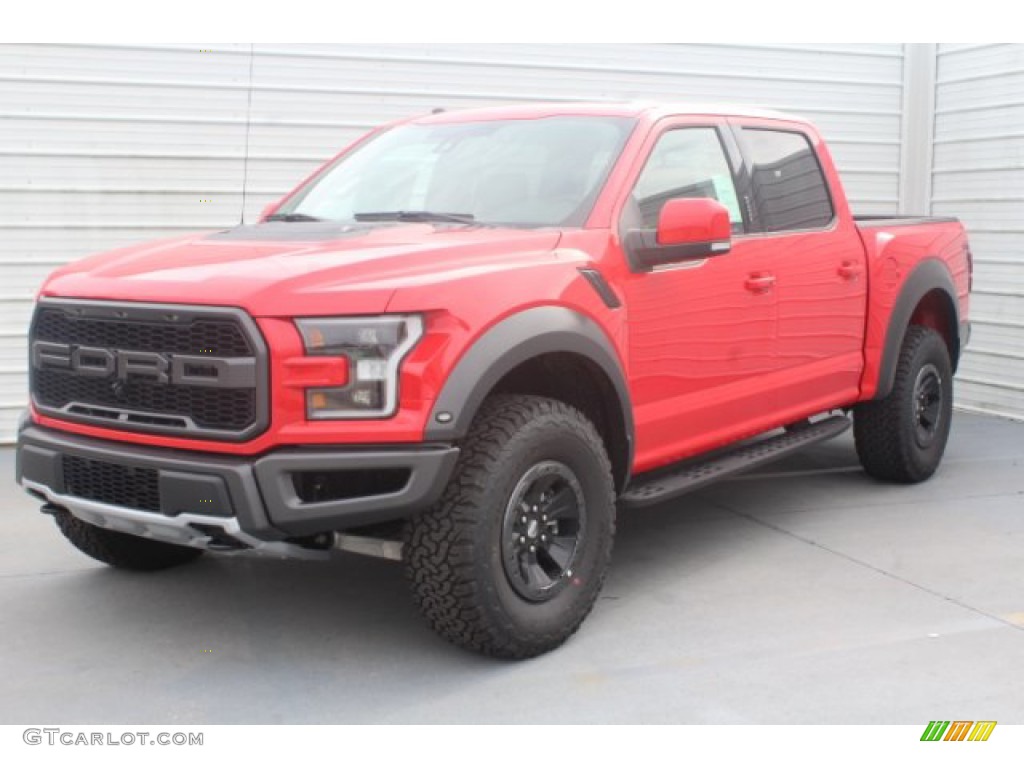Race Red 2018 Ford F150 SVT Raptor SuperCrew 4x4 Exterior Photo #130893314
