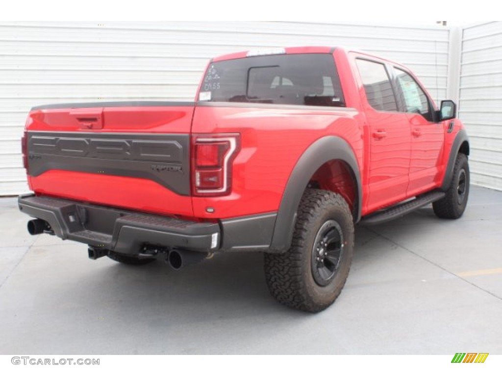 Race Red 2018 Ford F150 SVT Raptor SuperCrew 4x4 Exterior Photo #130893382