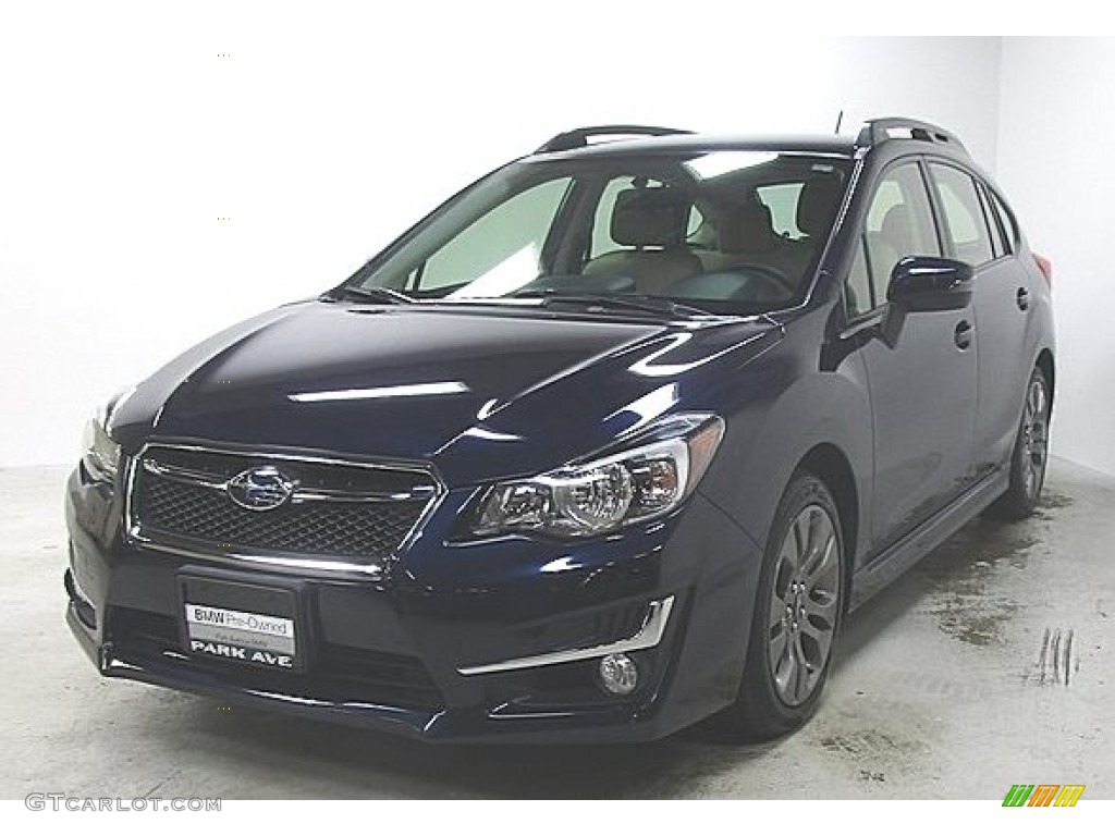 2016 Impreza 2.0i Sport Premium - Quartz Blue Pearl / Ivory photo #1