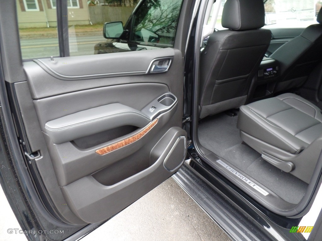 2019 Chevrolet Suburban Premier 4WD Jet Black Door Panel Photo #130894888