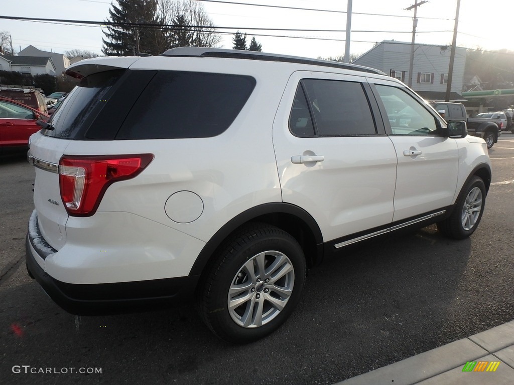 2019 Explorer XLT 4WD - White Platinum / Medium Black photo #5