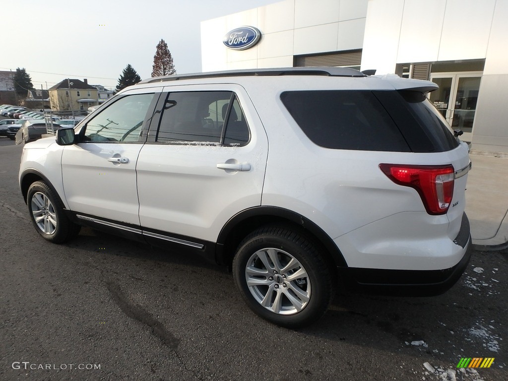 2019 Explorer XLT 4WD - White Platinum / Medium Black photo #8