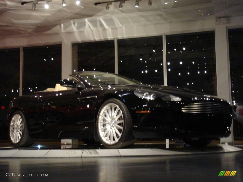 2007 DB9 Volante - Jet Black / Sandstorm photo #12