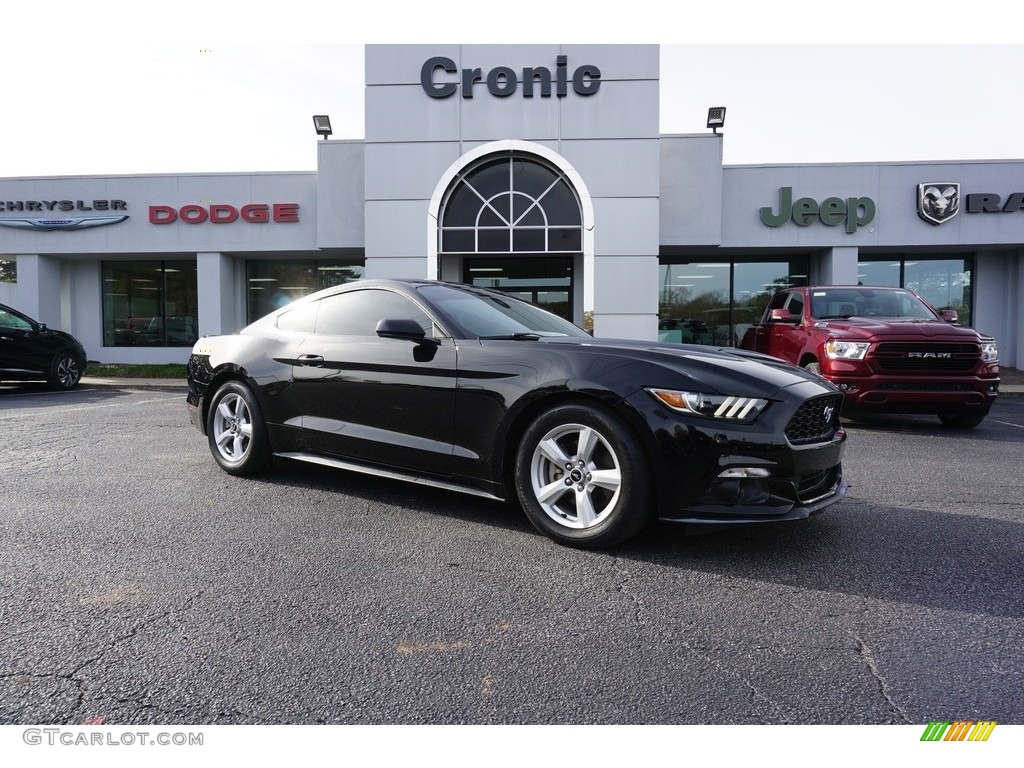 Shadow Black Ford Mustang