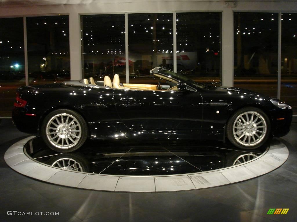 2007 DB9 Volante - Jet Black / Sandstorm photo #36