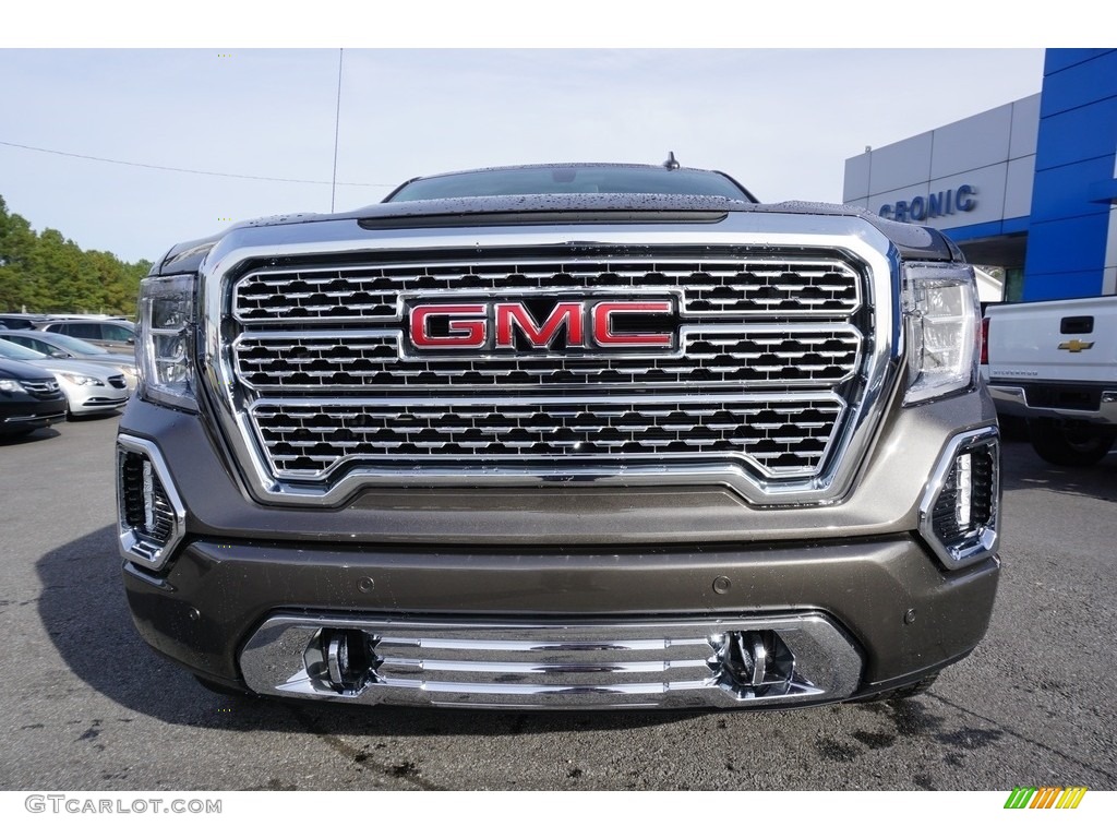 2019 Sierra 1500 Denali Crew Cab 4WD - Smokey Quartz Metallic / Jet Black photo #2