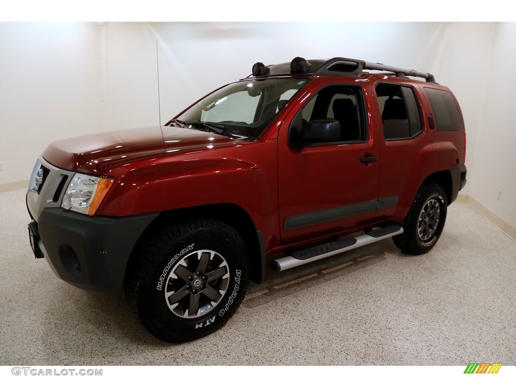2015 Xterra PRO-4X 4x4 - Cayenne Red / PRO-4X Gray/Steel photo #3