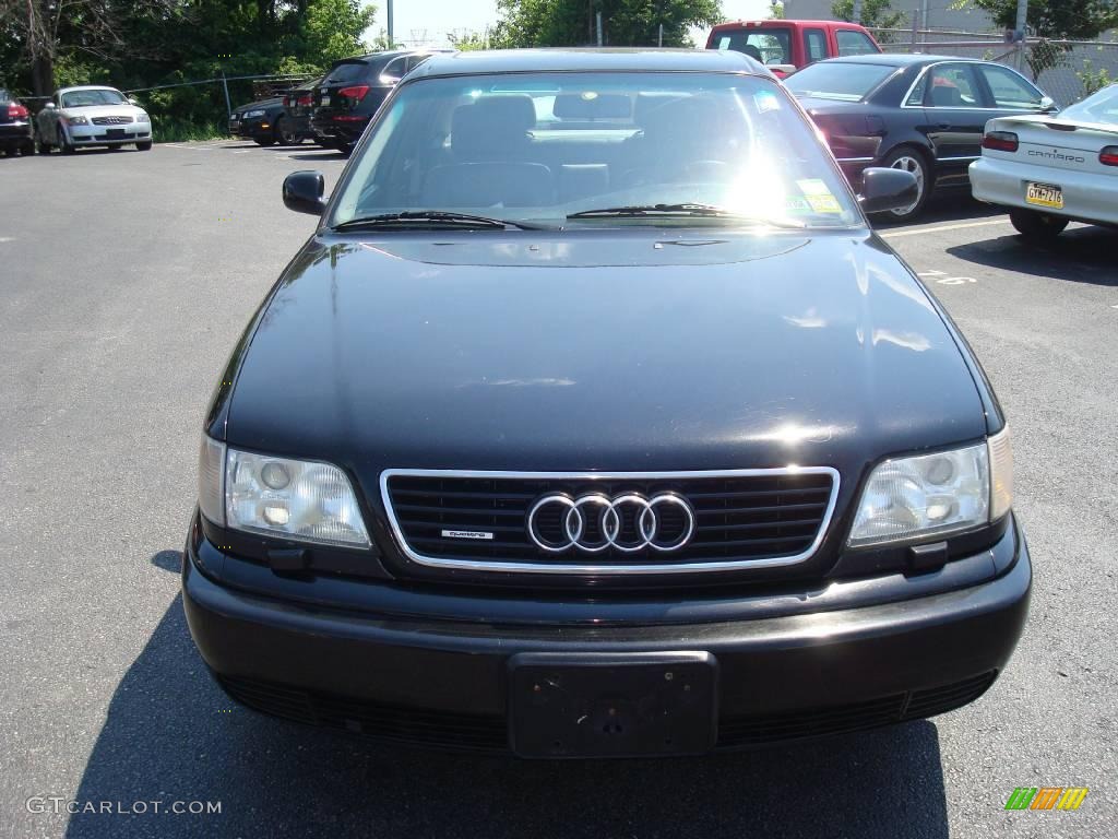 1995 A6 2.8 quattro Sedan - Brilliant Black / Gray photo #3