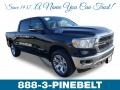 2019 Diamond Black Crystal Pearl Ram 1500 Big Horn Crew Cab 4x4  photo #1