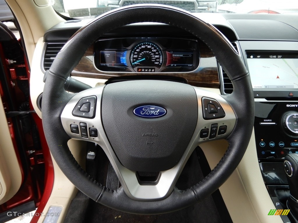 2018 Ford Taurus Limited Dune Steering Wheel Photo #130904203