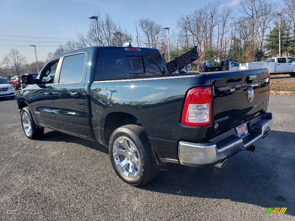 2019 1500 Big Horn Crew Cab 4x4 - Diamond Black Crystal Pearl / Black photo #4
