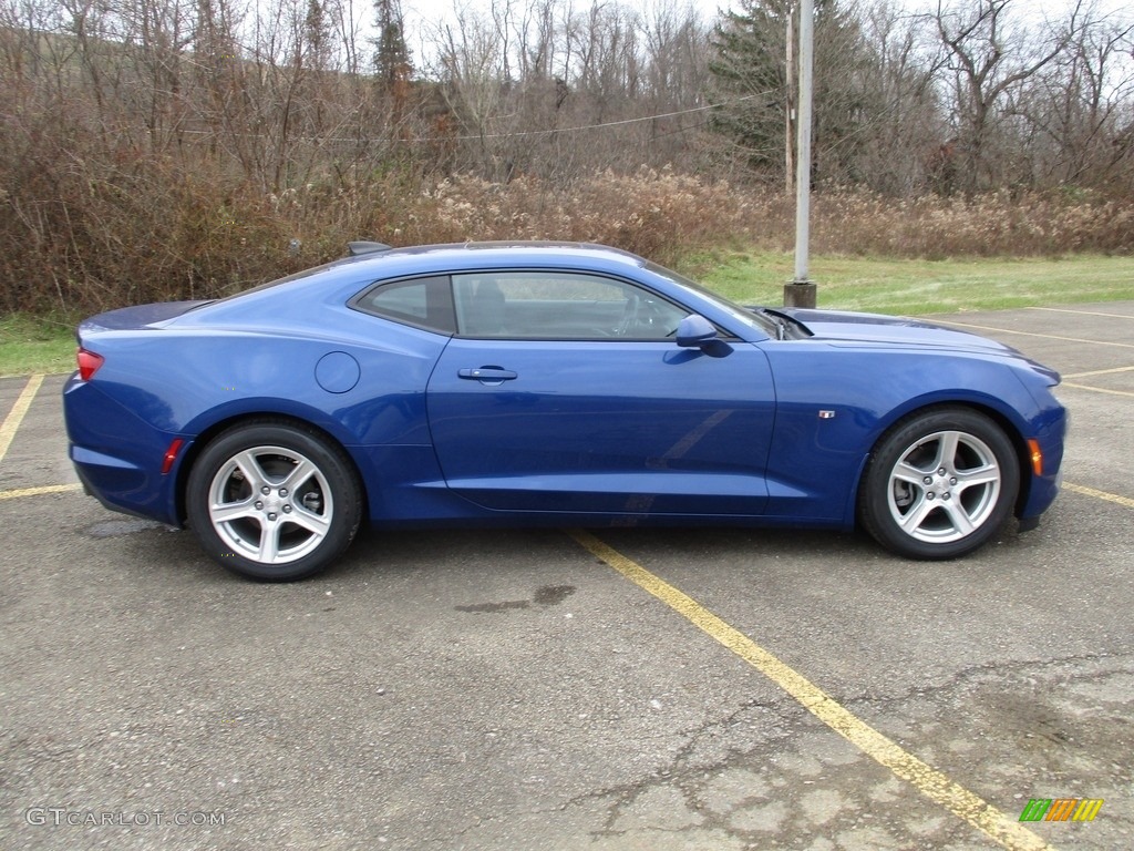 Riverside Blue Metallic 2019 Chevrolet Camaro LT Coupe Exterior Photo #130906738