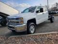 2019 Summit White Chevrolet Silverado 2500HD Work Truck Double Cab 4WD Chassis  photo #3
