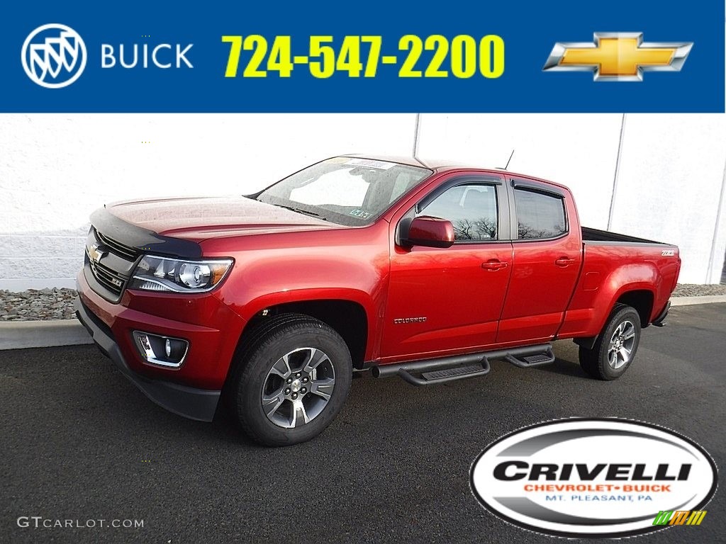 2016 Colorado Z71 Crew Cab 4x4 - Red Rock Metallic / Jet Black photo #1
