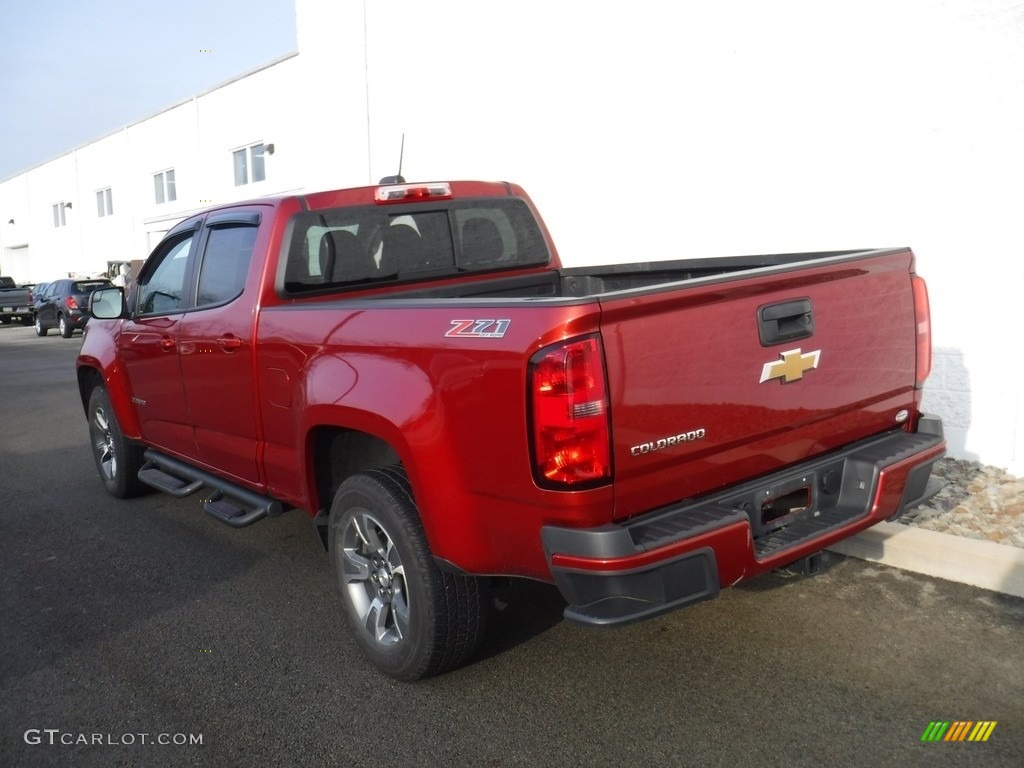 2016 Colorado Z71 Crew Cab 4x4 - Red Rock Metallic / Jet Black photo #11