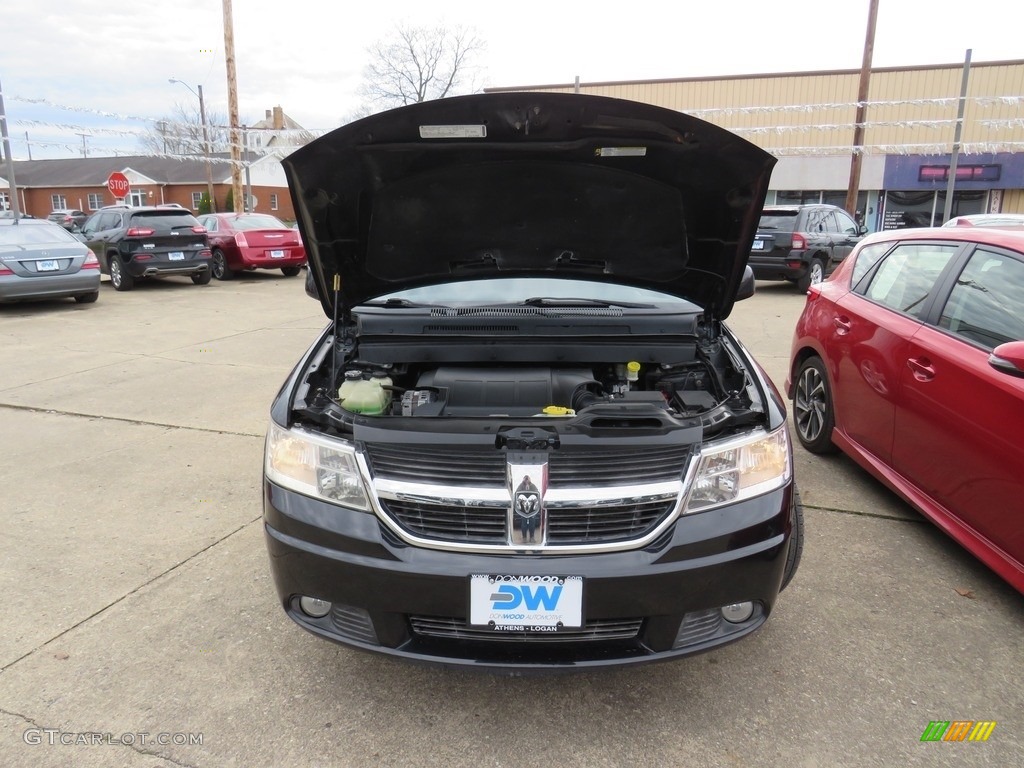 2010 Journey SXT - Brilliant Black Crystal Pearl / Dark Slate Gray photo #8