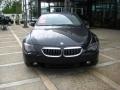 2006 Black Sapphire Metallic BMW 6 Series 650i Convertible  photo #2