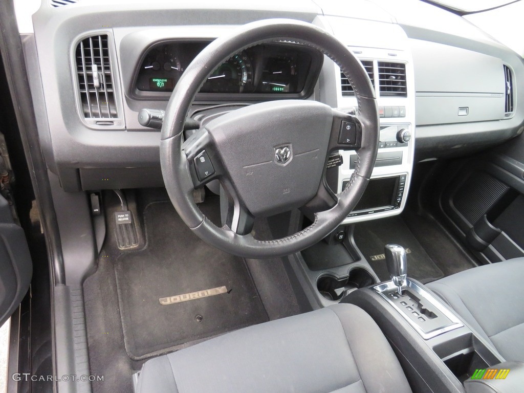 2010 Journey SXT - Brilliant Black Crystal Pearl / Dark Slate Gray photo #24