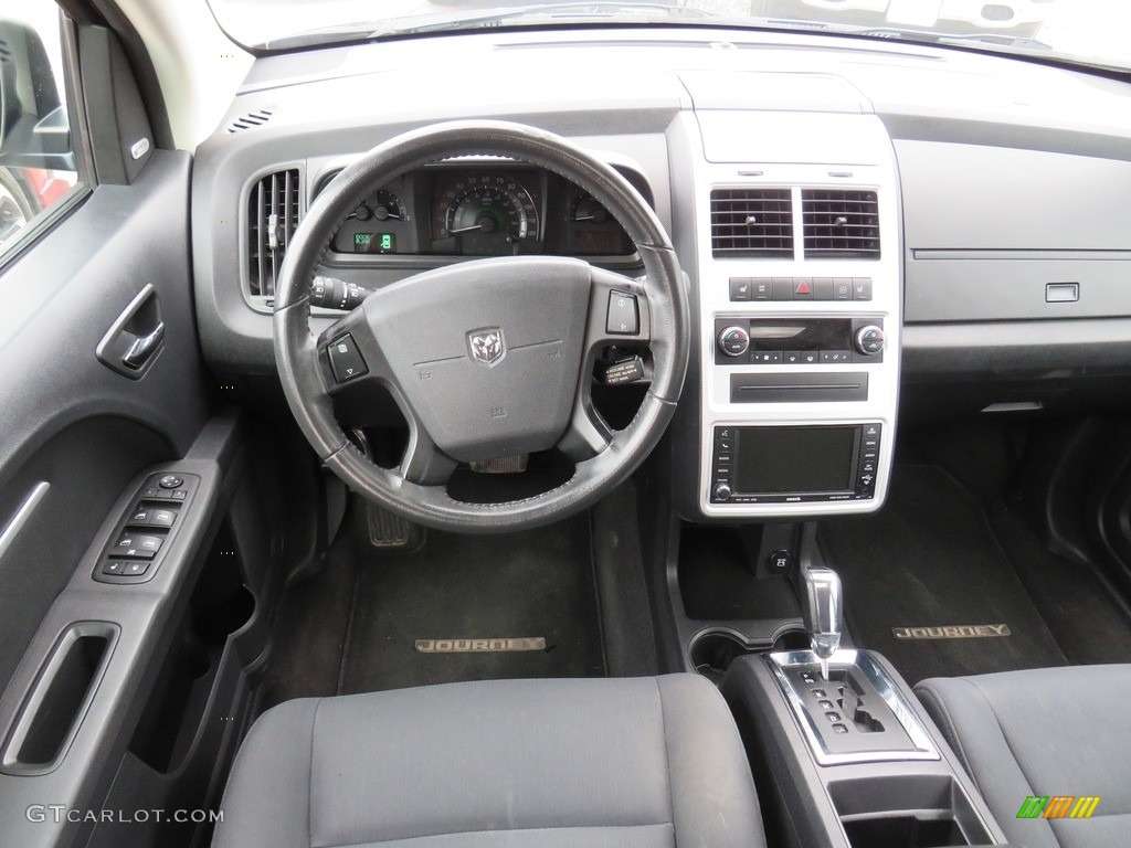 2010 Journey SXT - Brilliant Black Crystal Pearl / Dark Slate Gray photo #29