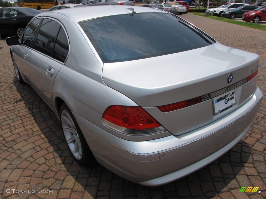 2003 7 Series 745Li Sedan - Titanium Silver Metallic / Black/Black photo #11