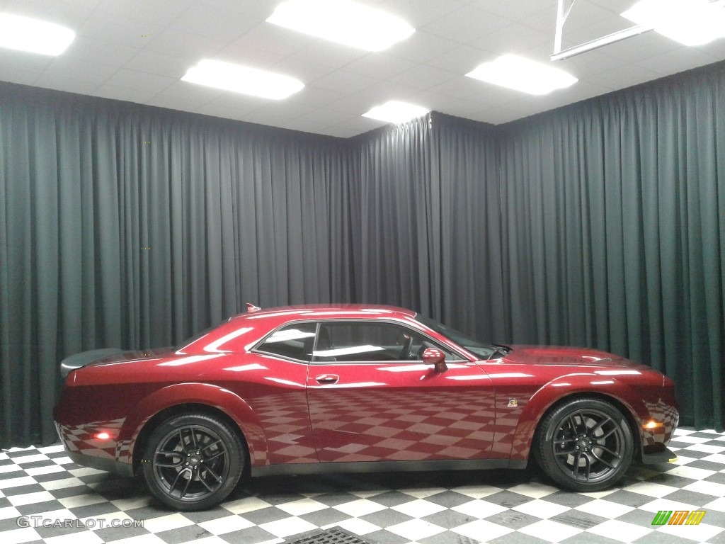 Octane Red Pearl 2019 Dodge Challenger R/T Scat Pack Widebody Exterior Photo #130914088