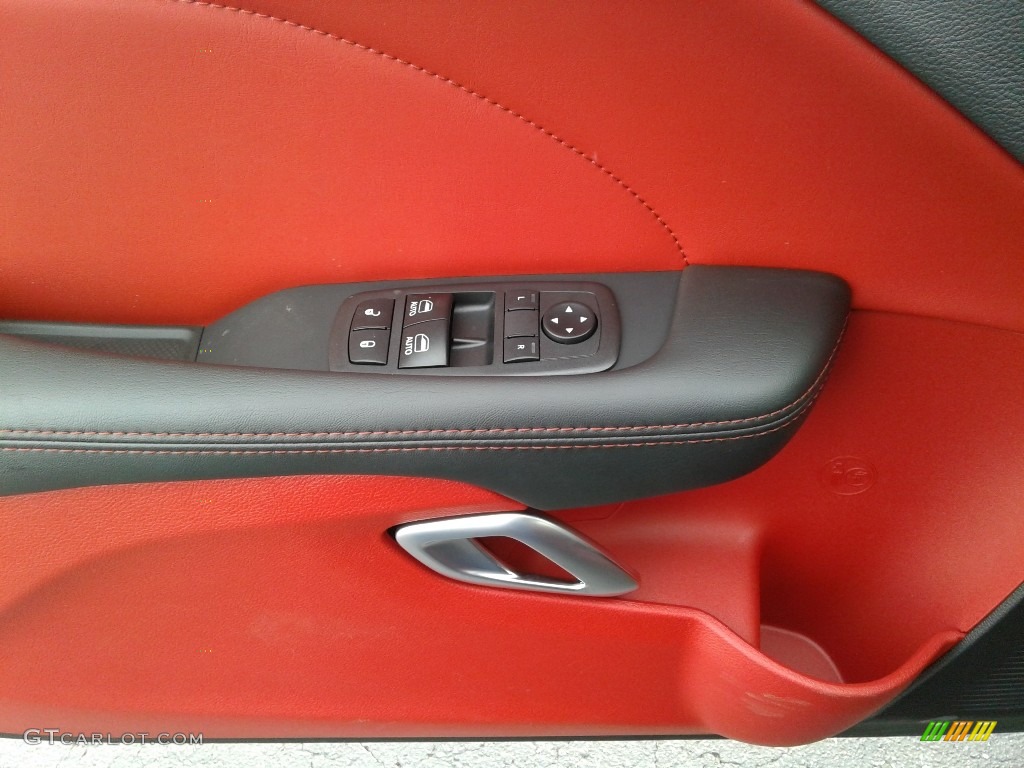 2019 Dodge Challenger R/T Scat Pack Widebody Ruby Red/Black Door Panel Photo #130914178