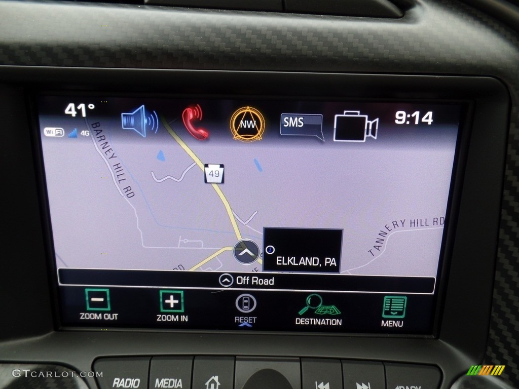 2019 Chevrolet Corvette Grand Sport Convertible Navigation Photo #130914388
