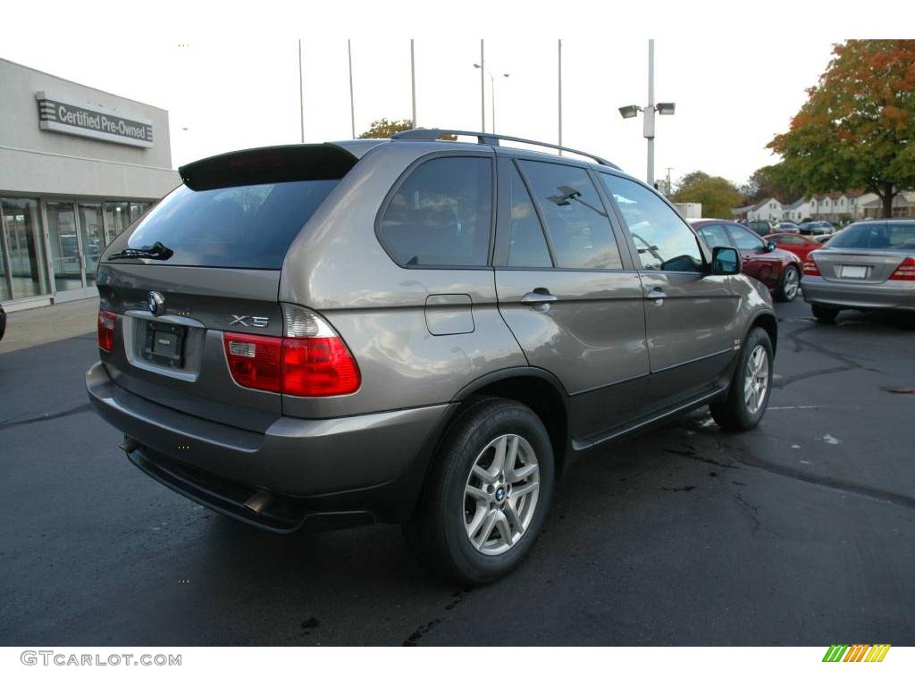 2006 X5 3.0i - Sterling Grey Metallic / Black Dakota Leather photo #7