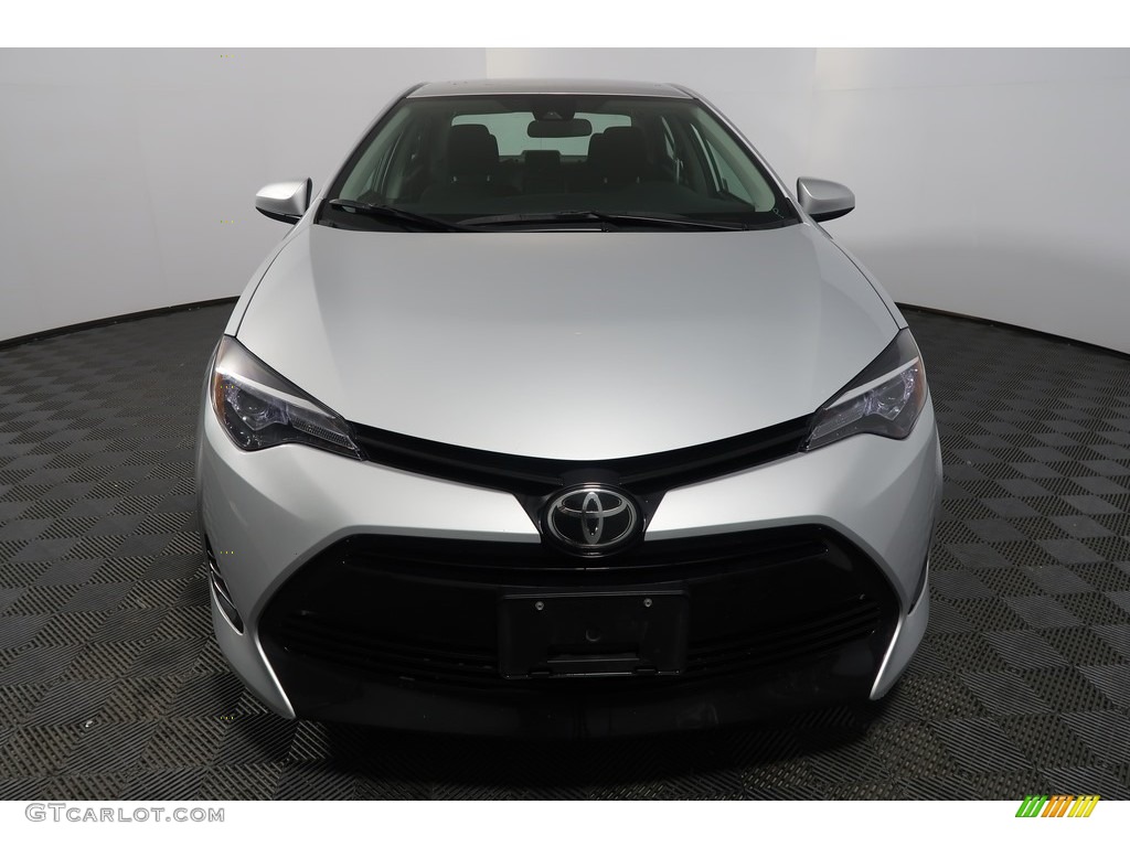 2017 Corolla LE - Classic Silver Metalic / Black photo #6
