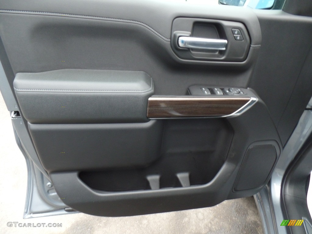2019 Chevrolet Silverado 1500 LT Double Cab 4WD Jet Black Door Panel Photo #130915639