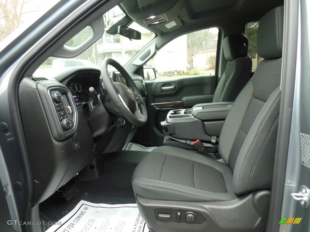 Jet Black Interior 2019 Chevrolet Silverado 1500 LT Double Cab 4WD Photo #130915666