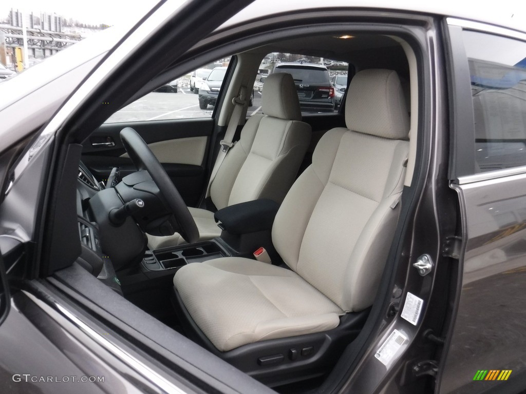 2016 CR-V EX AWD - Urban Titanium Metallic / Beige photo #16